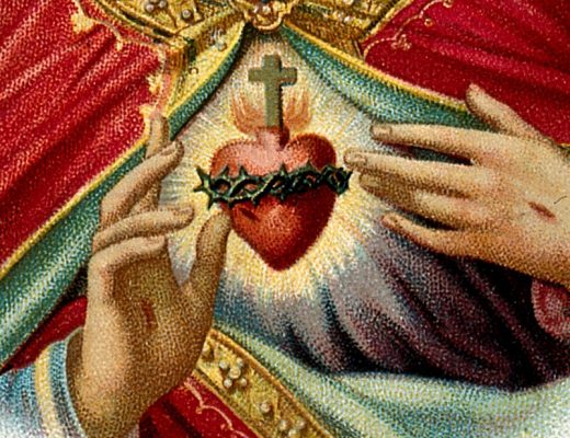 Lithographic of Christ's sacred heart
